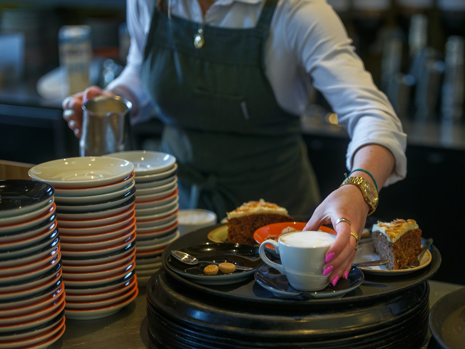 Staff plating during service